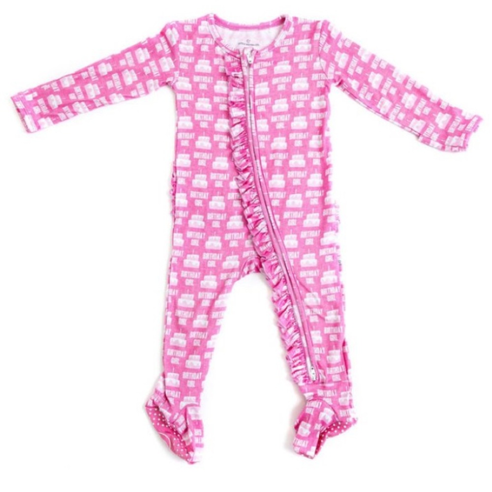 Birthday Girl Ruffle Footed Onesie